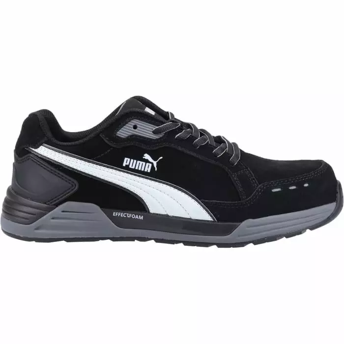 Puma Safety 6446 Mens Black Toe Capped Safety Shoes UK 7 EU 41, 644650