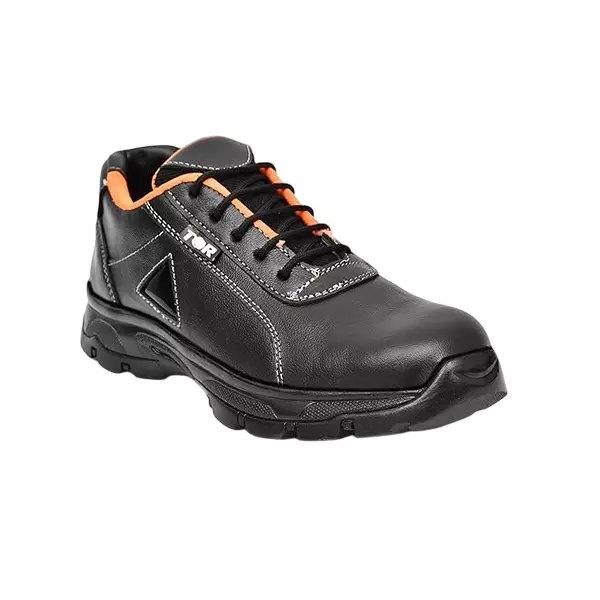 TOR Safety Shoes Low Ankle Thermoplastic Elastomers Sole Black Size UK 7, TOR_042
