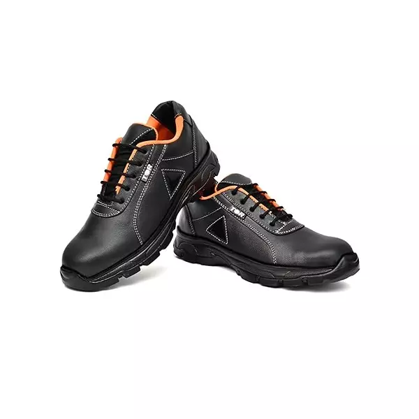 TOR Safety Shoes Low Ankle Thermoplastic Elastomers Sole Black Size UK 7, TOR_042