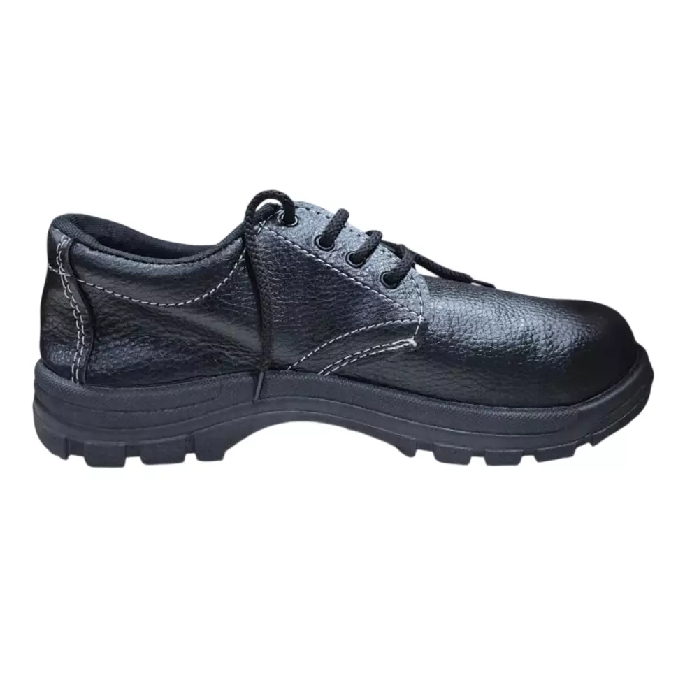 GENERIC Steel Toe Eco Series Safety Shoes PVC Sole Size UK 9 Black, Steel-9