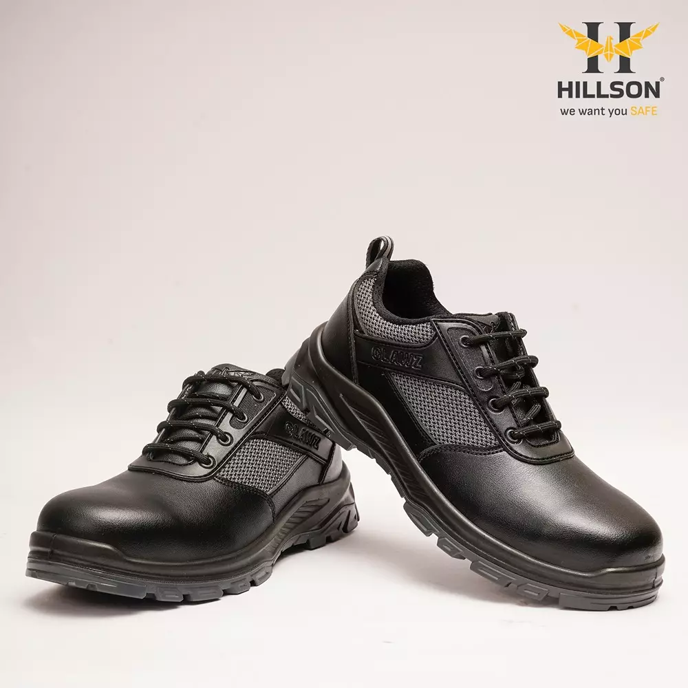hillson-clawz-safety-shoes-steel-toe-pu-sole-low-ankle-real-buff-leather-black-uk-9-cl06