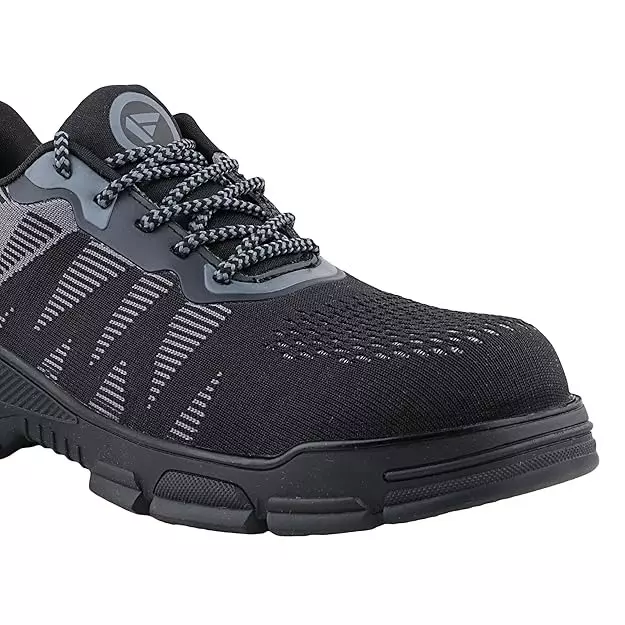 fuel-steel-toe-safety-shoes-rubber-sole-low-ankle-black-knitted-fabric-size-uk-8-for-male-reevon