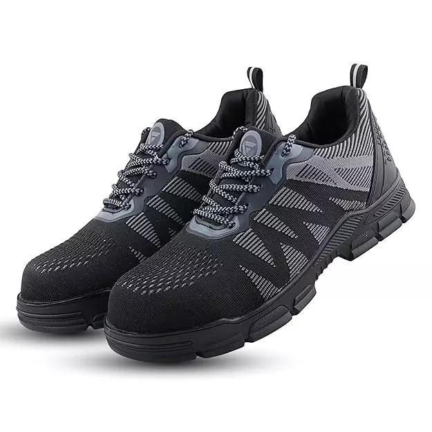fuel-steel-toe-safety-shoes-rubber-sole-low-ankle-black-knitted-fabric-size-uk-8-for-male-reevon