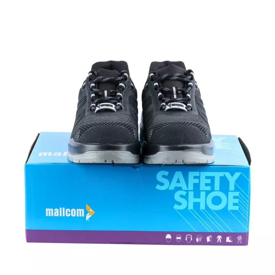 mallcom-steel-toe-safety-shoes-low-ankle-tpu-sole-polyester-black-grey-upper-freddie-h22--size-uk-12