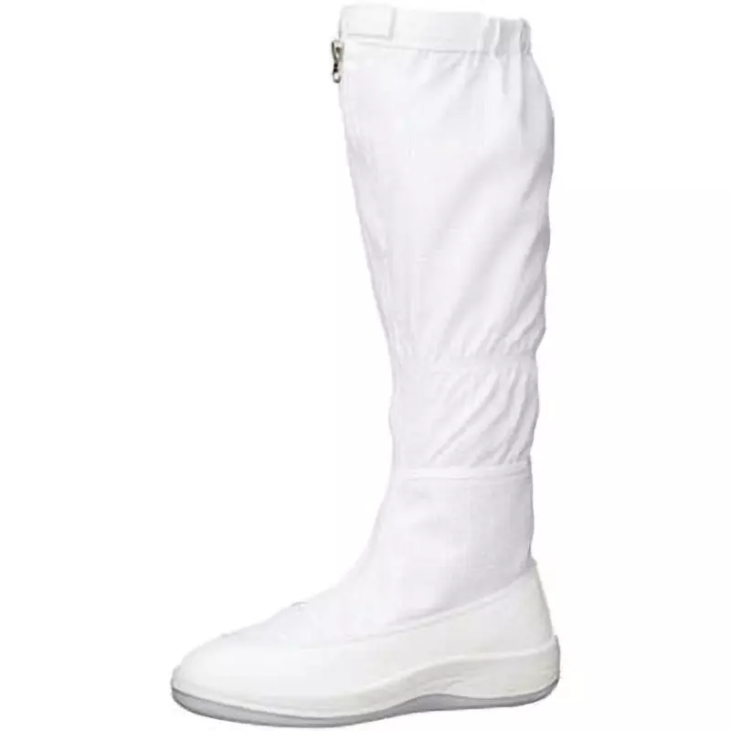 MIDORI Anti Static Shoes White UK 5.5 Size Artificial Leather/Polyester EE, SU561-24.5