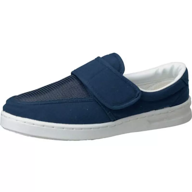 MIDORI Electrostatic Work Shoes Navy UK 10 Size Fabric/Mesh EEE Low Cut, M113-NV-29.0