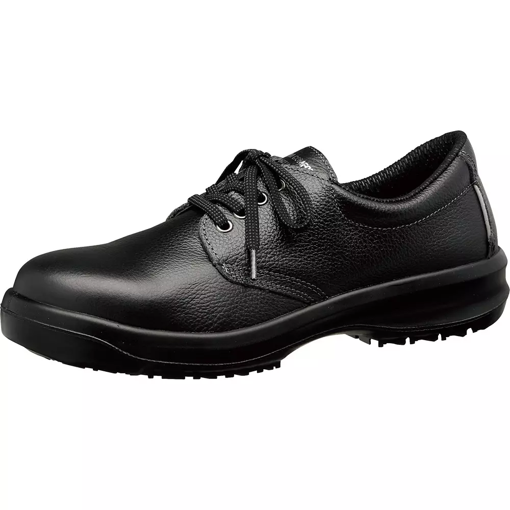 MIDORI Safety Shoes Black UK 6.5 Size (Soft embossed) 2-layer Sole, HGS510-25.5