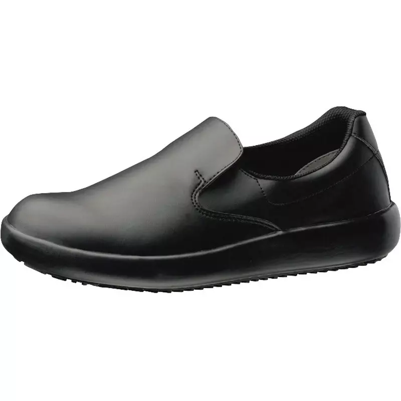 MIDORI Work Shoes Black UK 12.5 Size Artificial Leather EEE Low Cut Sole: Synthetic Rubber, NHS-700-BK-31