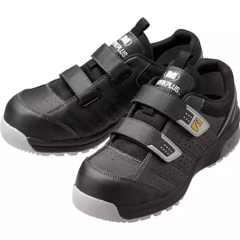 MIDORI Electrostatic Sneakers Artificial Leather Black UK 5.5 Size, MPN-305S-BK-24.0