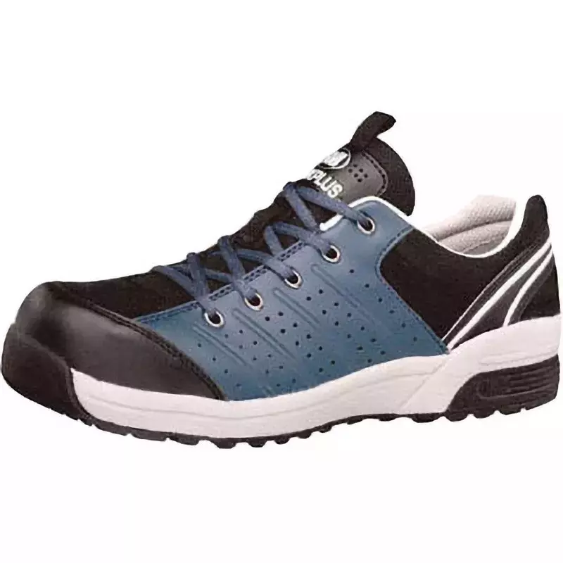 MIDORI Protective Sneakers Wide Resin Artificial Leather Upper Material EVA Cup Insole Navy UK 5, MPN301NV23.5