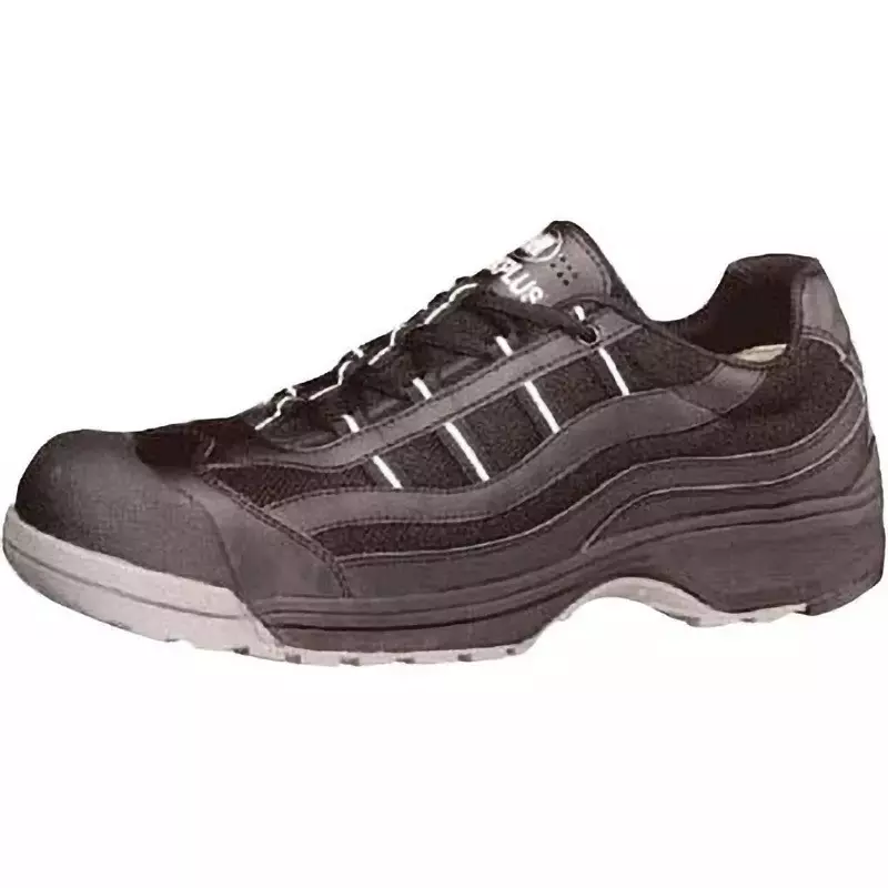 MIDORI Protective Sneakers Wide Resin Artificial Leather Upper Material EVA Cup Insole Black UK 8, MPN-901BK26.5