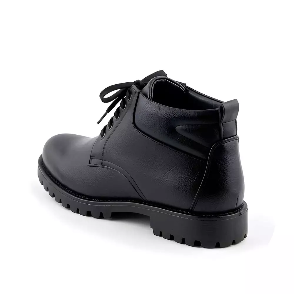 wugo-low-ankle-airmix-sole-safety-shoes-leather-black-stailness-steel-toe-7-uk-size-for-industrial-use-m1001b
