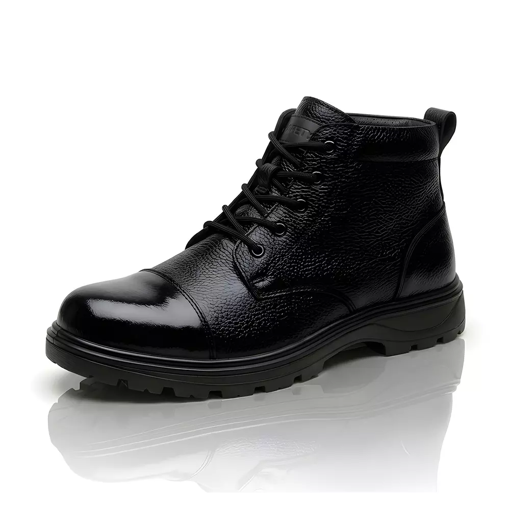 wugo-low-ankle-airmix-sole-safety-shoes-leather-black-stailness-steel-toe-7-uk-size-for-industrial-use-m1005b