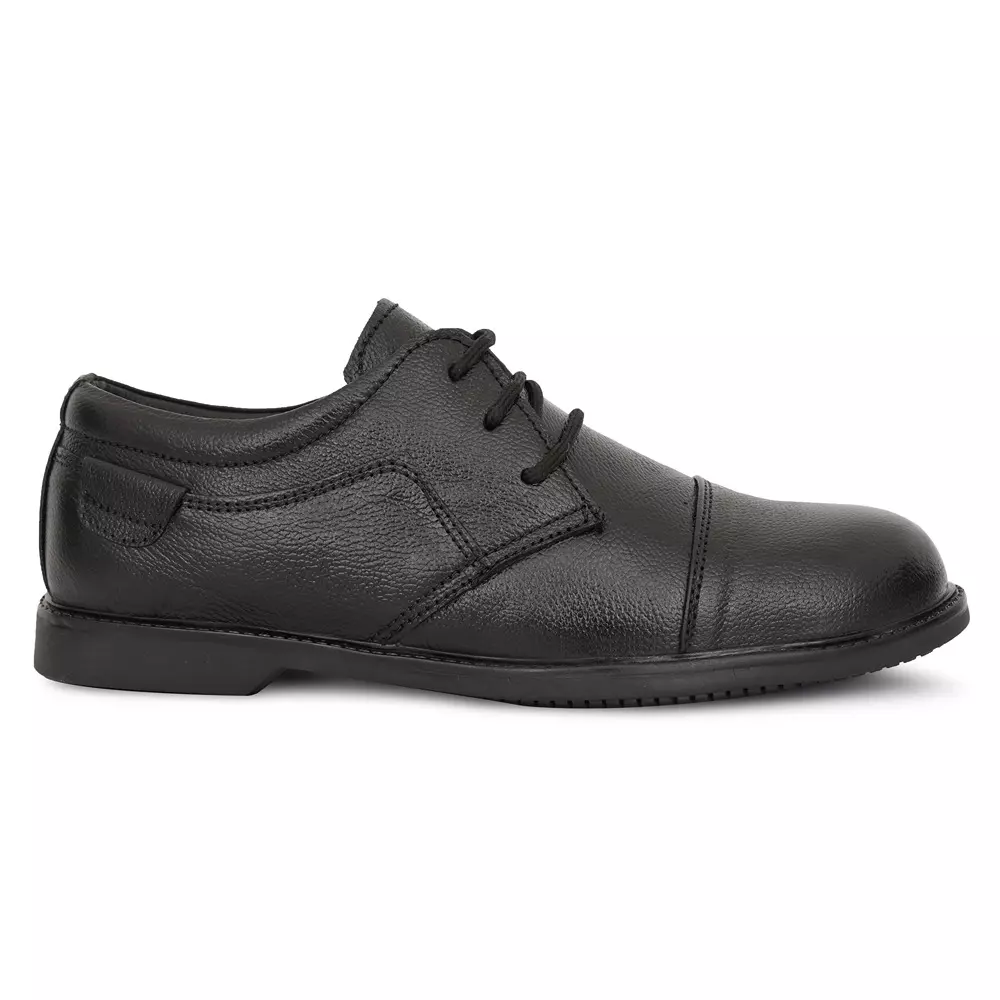 torzu-low-ankle-safety-shoes-steel-toe-leather-black-rubber-sole-uk-9-size-for-industrial-office-use-tzu-st-isi-blk-a-023