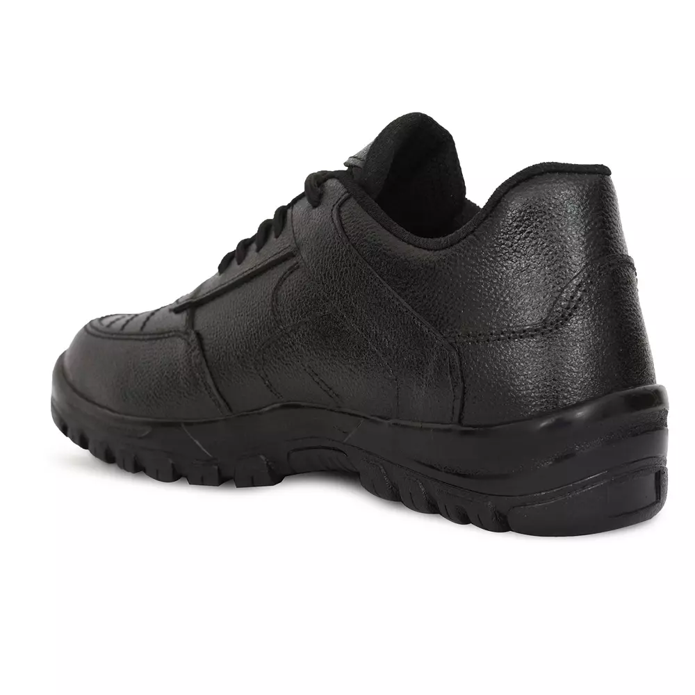 tor-safety-shoes-steel-toe-low-ankle-rubber-sole-leather-size-uk-7-black-tzu-st-isi-g-blk-101