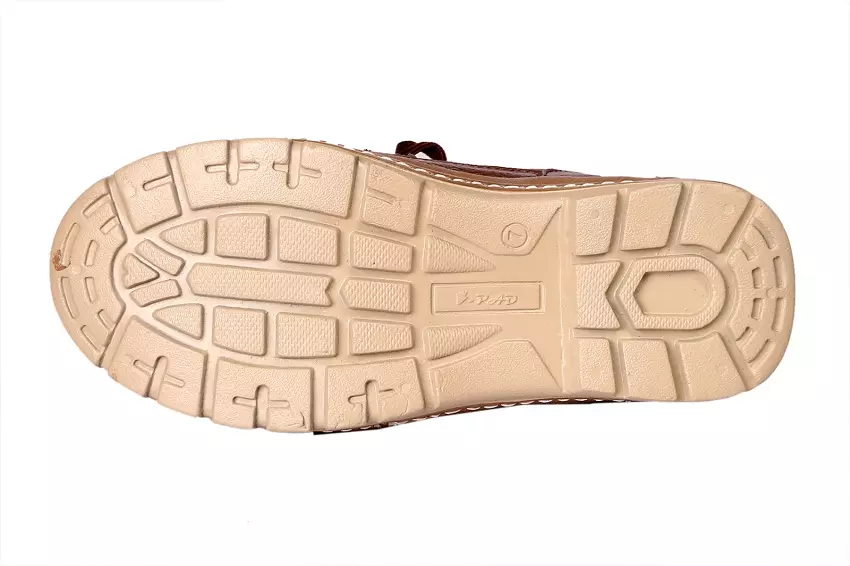 JK PORT JKPA065BRN10 Airmix Steel Toe Safety Shoes, Size 7