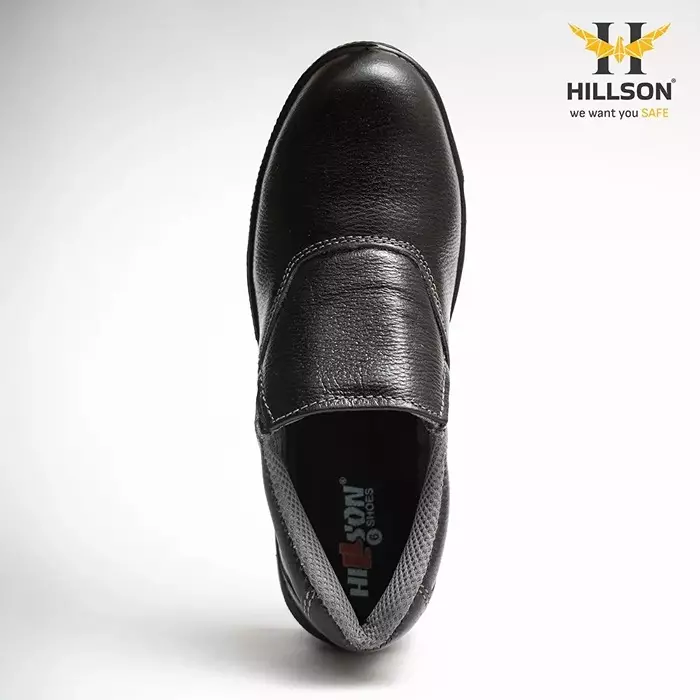 hillson-low-ankle-steel-toe-safety-shoes-pu-sole-full-grain-leather-upper-material-black-uk-11-size-for-industrial-construction-area-use-lf02