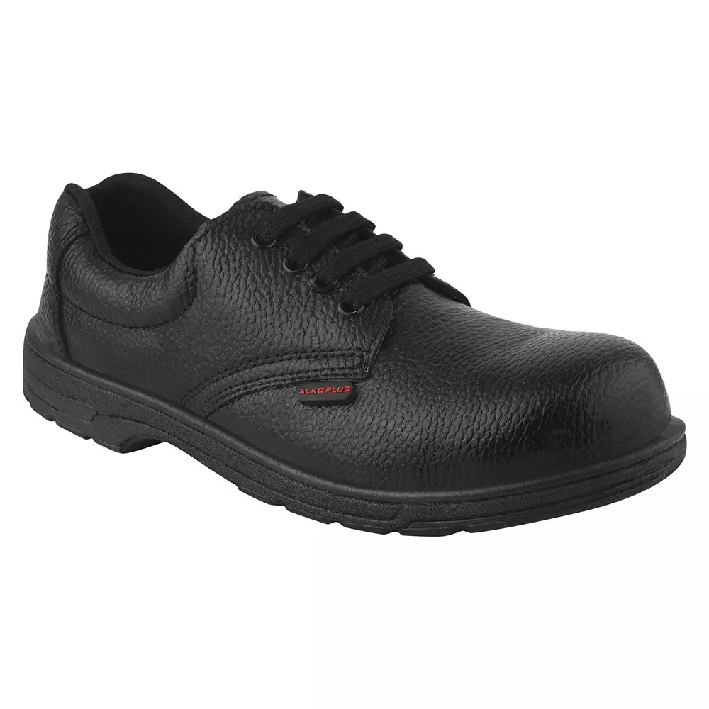 alko-plus-general-safety-shoes-steel-toe-low-ankle-synthetic-leather-upper-material-pvc-sole-size-uk-8-black-aps-t2
