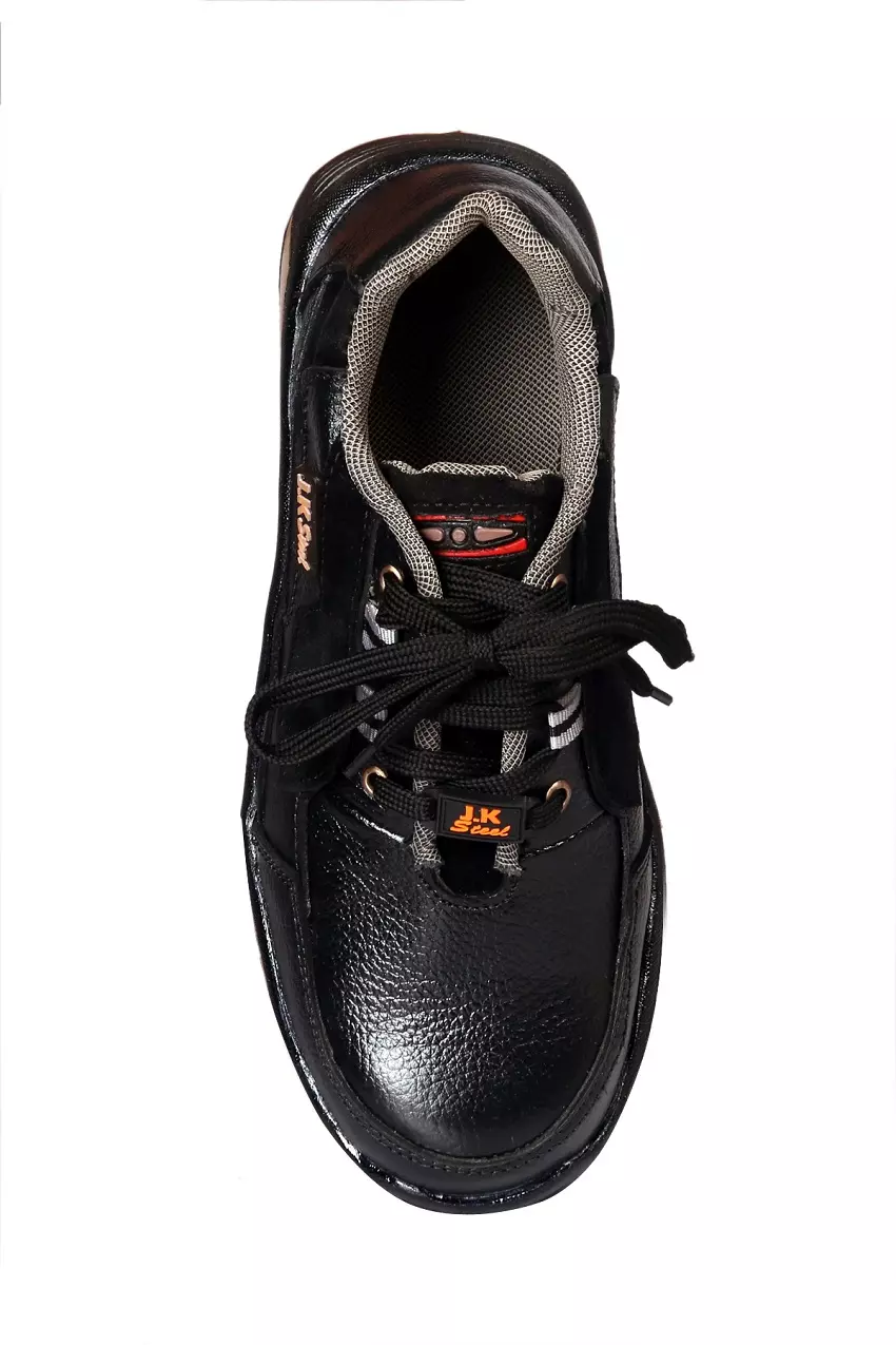 Jk Steel JKPA061BLK Steel Toe Black Safety Shoes, Size 7