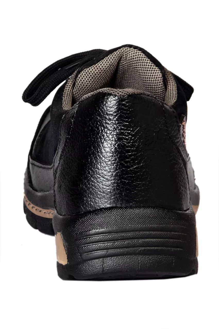 JK PORT JKPA057BLK10 Airmix Steel Toe Safety Shoes, Size 6