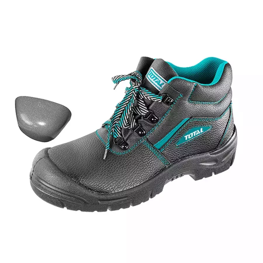 Total Steel Toe Safety Boots High Ankle PU Sole Grey Size EU 41, TSP202SB.41