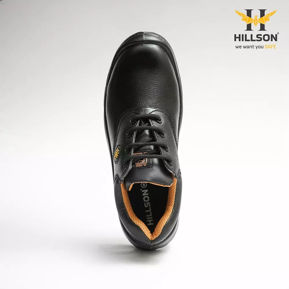 hillson-black-monodensity-safety-shoes-pu-sole-with-low-ankle-uk-8-mf01
