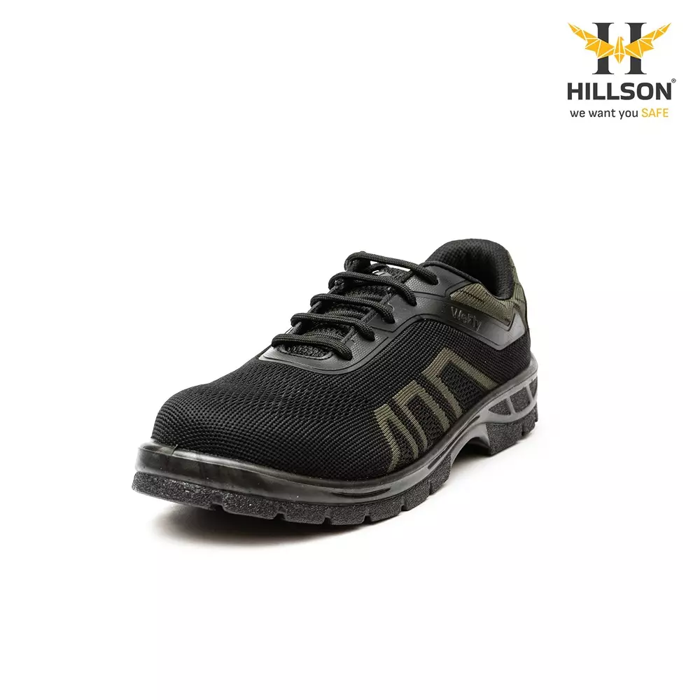 hillson-hard-toe-safety-shoes-pu-sole-low-ankle-green-breathable-flyknit-fabric-size-uk-10-wf02-green