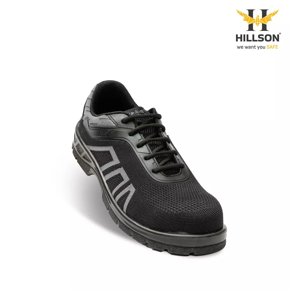 hillson-hard-toe-safety-shoes-pu-sole-low-ankle-grey-breathable-flyknit-fabric-size-uk-9-wf02-grey