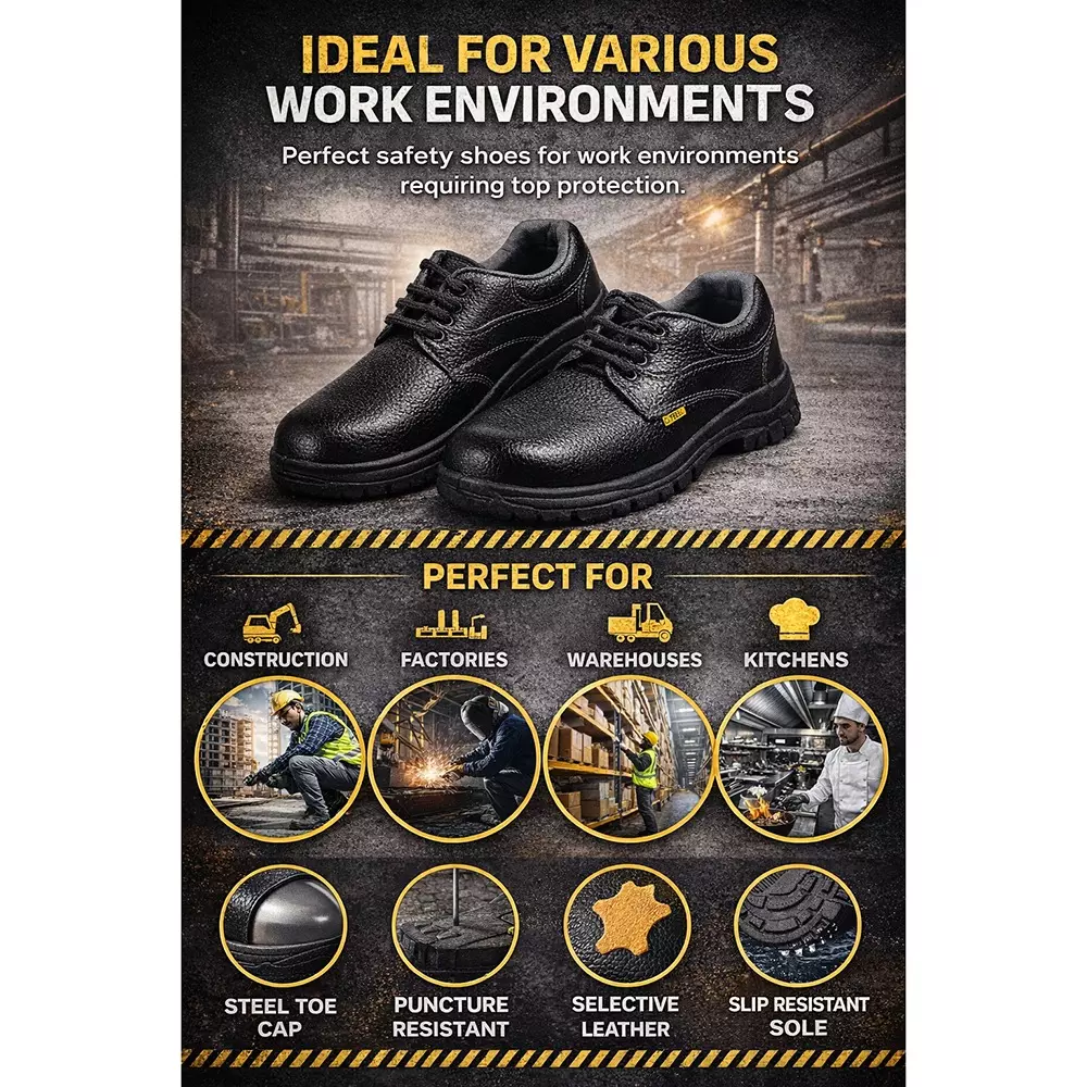 generic-steel-toe-safety-shoes-pvc-sole-size-uk-8-black-stone-8-pack-of-4-pairs