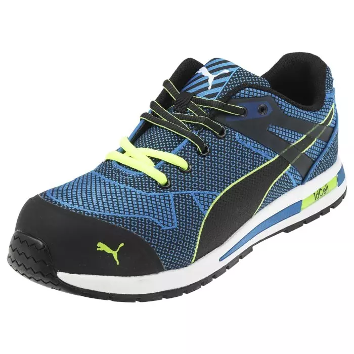 Puma Blue Steel Toe Capped Safety Trainers, 643060 (Size UK 6 - UK 11)