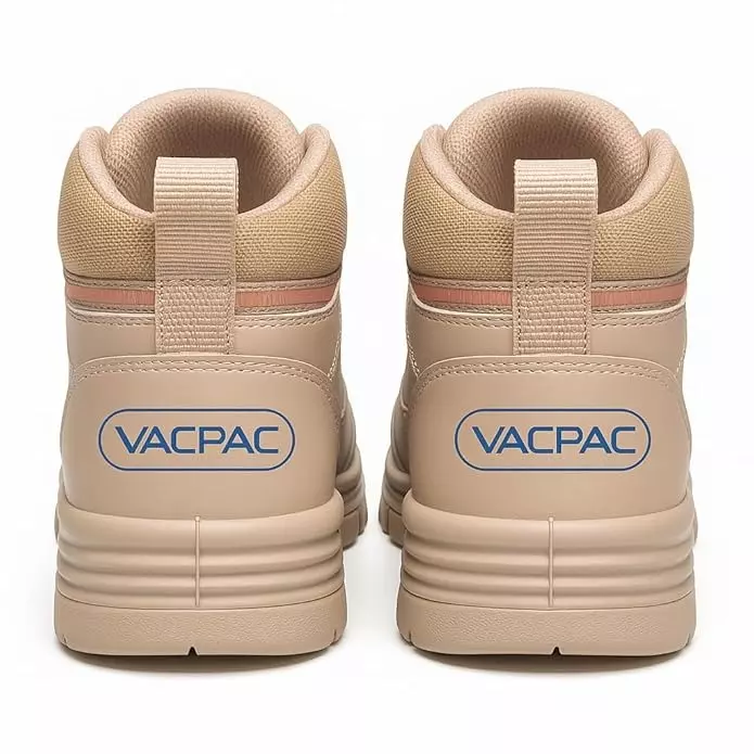VAC PAC Steel Toe Safety Shoes High Ankle PU Sole Light Weight UK 10 Brown