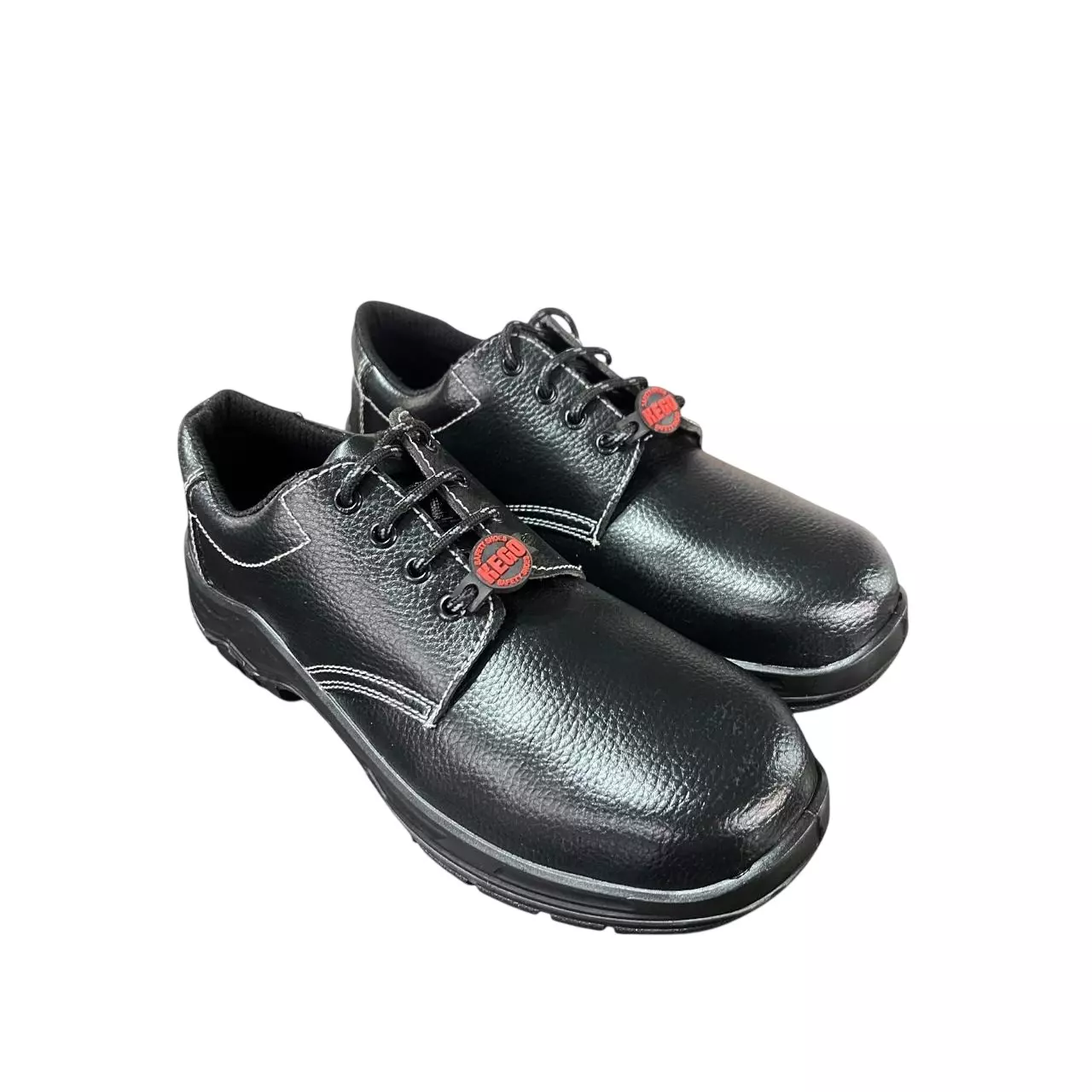 KEGO Safety Shoes Metal Toe Low Ankle PU (Moulded) Sole Black UK 6, KG-PUS-1008 (1 Pair)