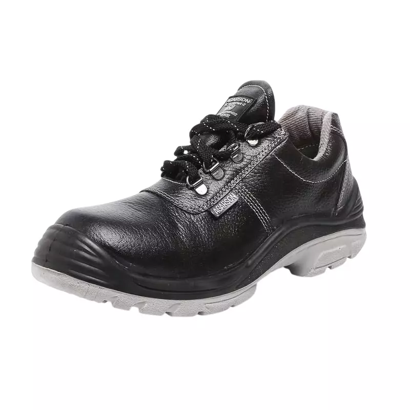 Agarson Duster Safety Shoes Steel Toe PU Sole Low Ankle Leather Size UK 5