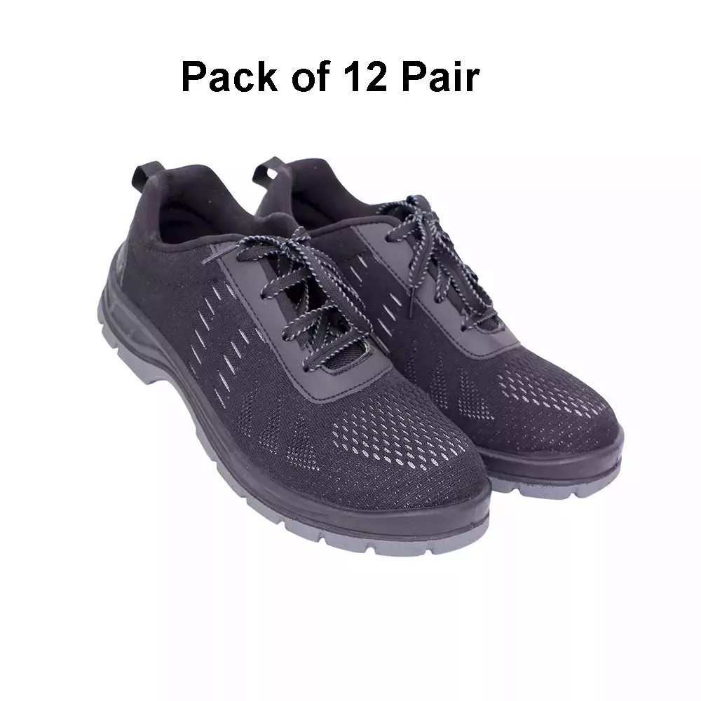 hindpro-fiber-toe-safety-shoes-single-density-pu-sole-low-ankle-black-grey-fabric-upper-size-uk-8-magna-pack-of-12-pairs
