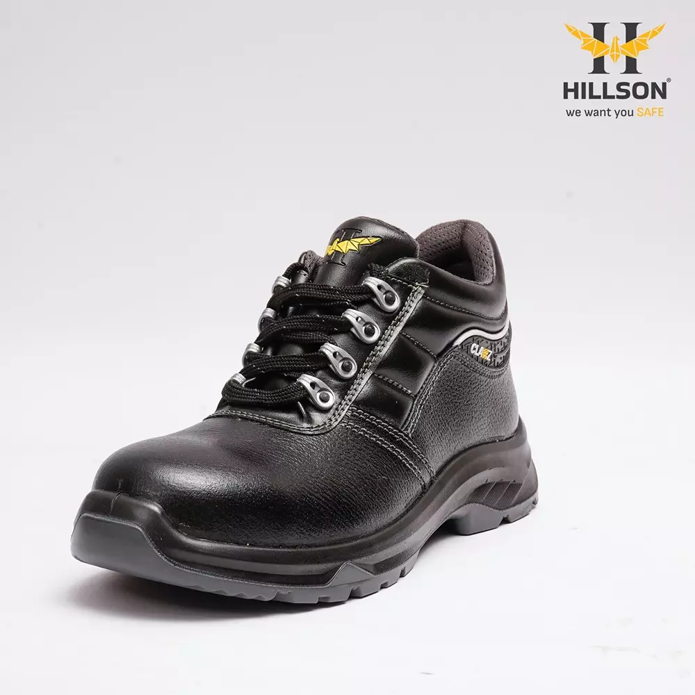 hillson-clawz-safety-shoes-steel-toe-pu-sole-low-ankle-real-buff-leather-black-uk-7-cl04