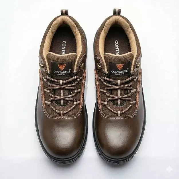 contablue-composite-toe-safety-shoes-pu-sole-low-ankle-brown-genuine-leather-size-uk-8-rival-2006-brown