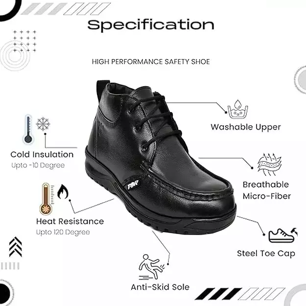 tor-safety-shoes-high-ankle-tpr-sole-black-size-uk-8-tor_233-pack-of-3-pair