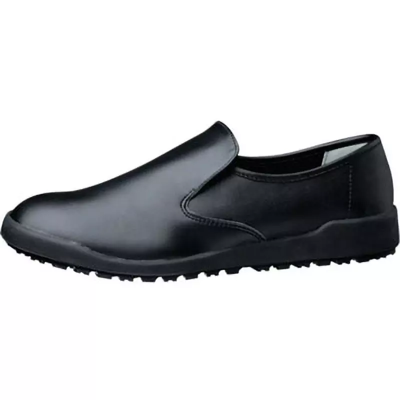 MIDORI Super Slip Resistant Work Shoes Artificial leather UK 9 Size Black, H-100C-BK-28.0