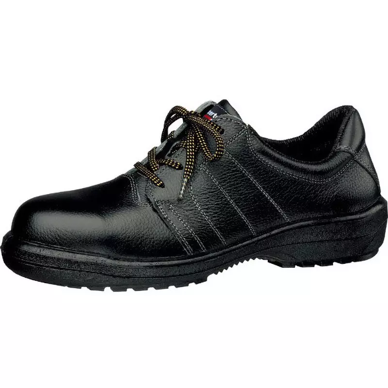MIDORI Electrostatic Shoes Black UK 6 Size Cow Chrome Leather (Soft Embossing) EEE, RT712NS-25.0