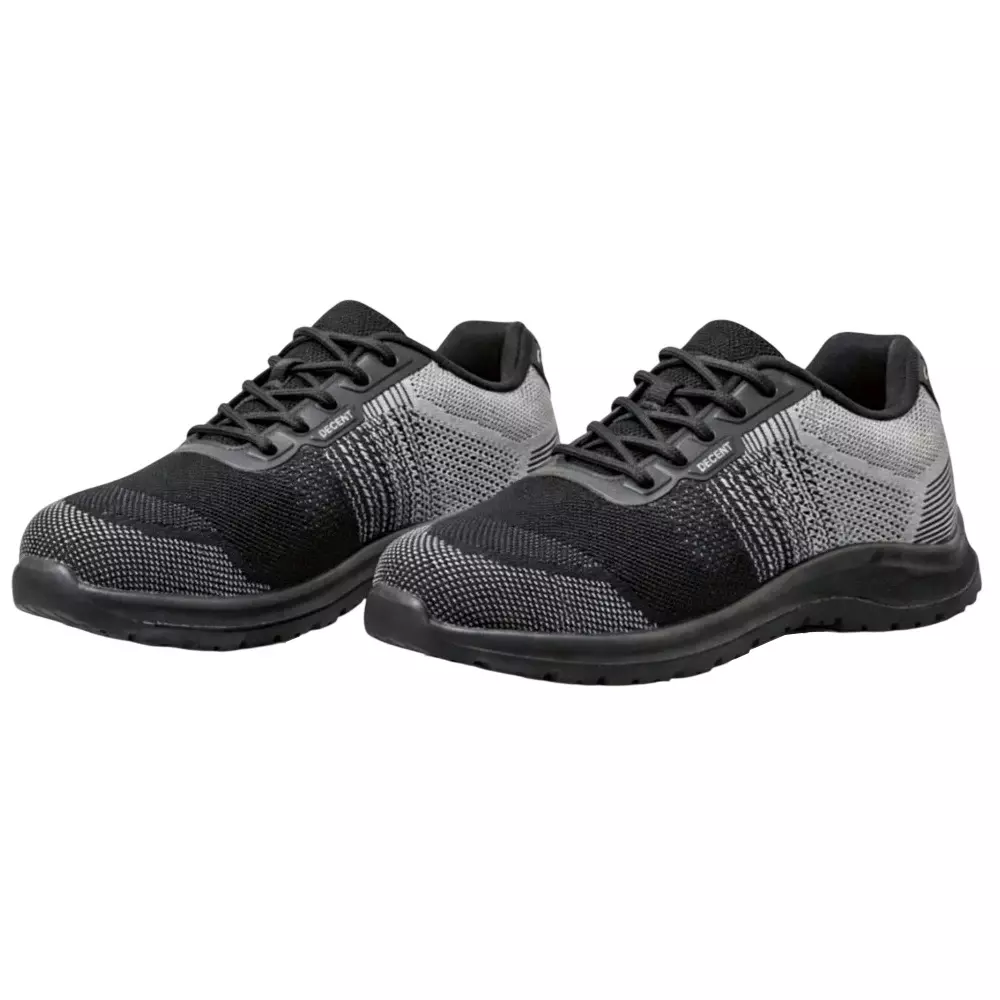 Galista Decent Safety Shoes Single Density PU Sole Size UK 9 Black and Grey