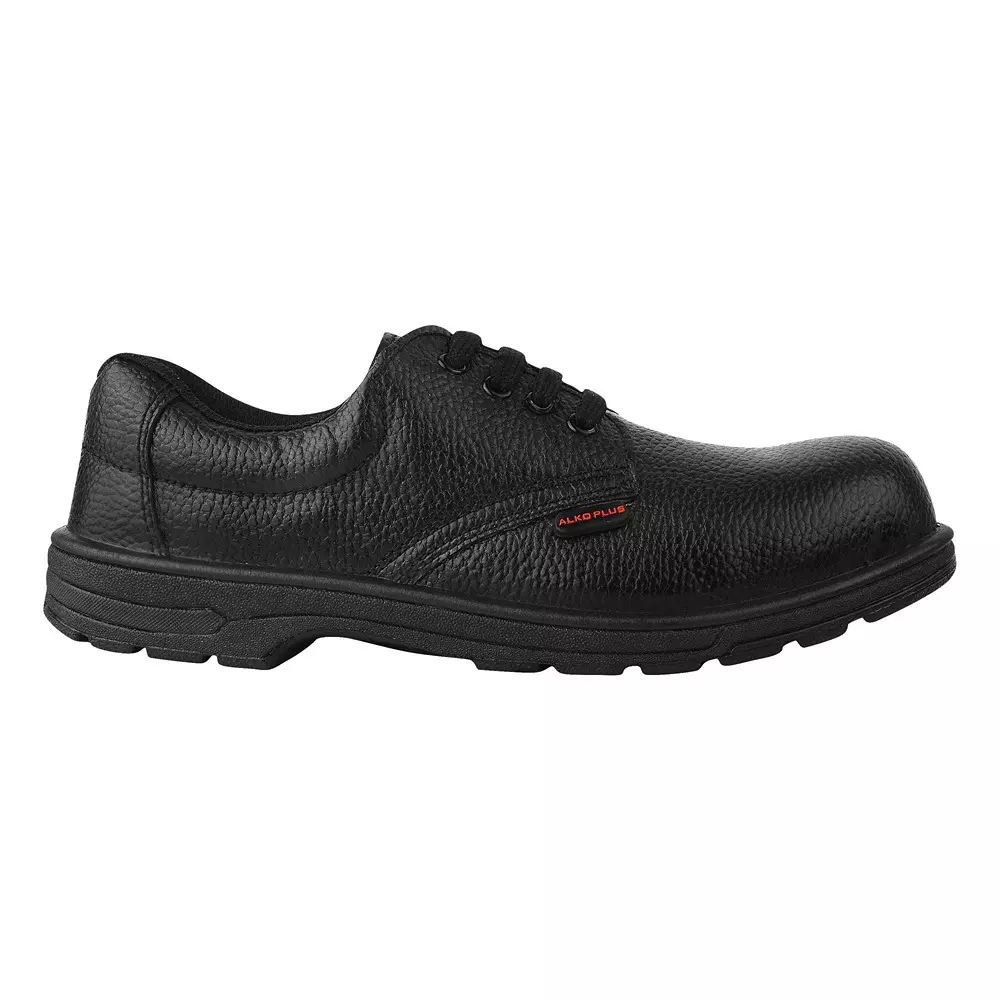 alko-plus-general-safety-shoes-steel-toe-low-ankle-synthetic-leather-upper-material-pvc-sole-size-uk-9-black-aps-t2