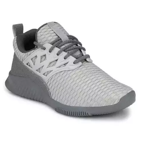 Wonker Steel Toe Safety Shoes High Ankle PVC Sole Grey Full Grain Leather Size UK 8, 6180 -8