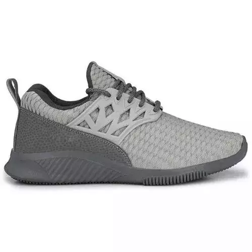 Wonker Steel Toe Safety Shoes High Ankle PVC Sole Grey Full Grain Leather Size UK 8, 6180 -8