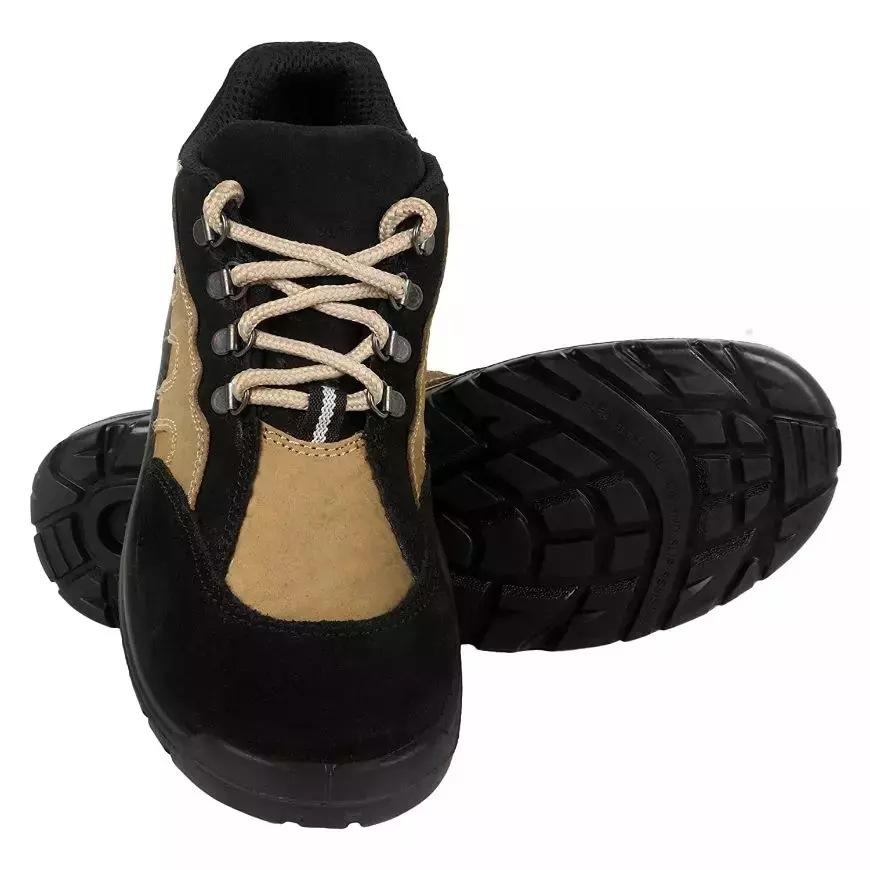 Allen Cooper Composite Toe Safety Shoes Low Ankle PU Sole Size 6 UK/India Black, AC-1561