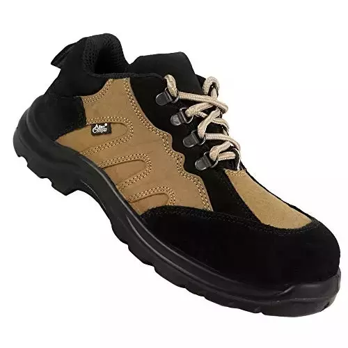 Allen Cooper Composite Toe Safety Shoes Low Ankle PU Sole Size 8 UK/India Black, AC-1561
