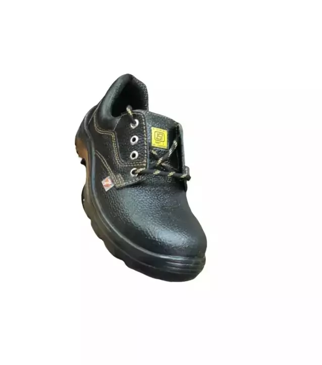 Zain Fiber Toe Safety Shoes Low Ankle Size UK 8 Black, ZM-02