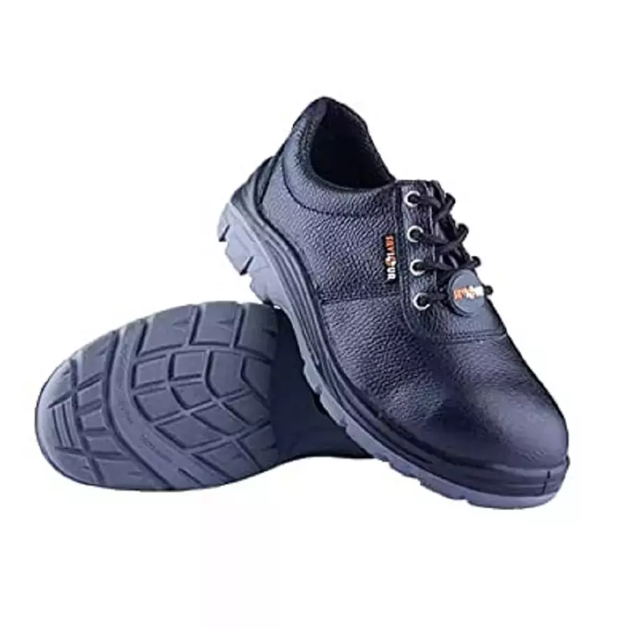Saviour Dual Density Safety Shoes Low Ankle Size UK 8 Black, FTSAV-LN-D