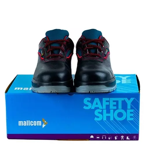 mallcom-steel-toe-safety-shoes-low-ankle-double-density-pu-sole-black-wood-print-leather-size-uk-8-devon