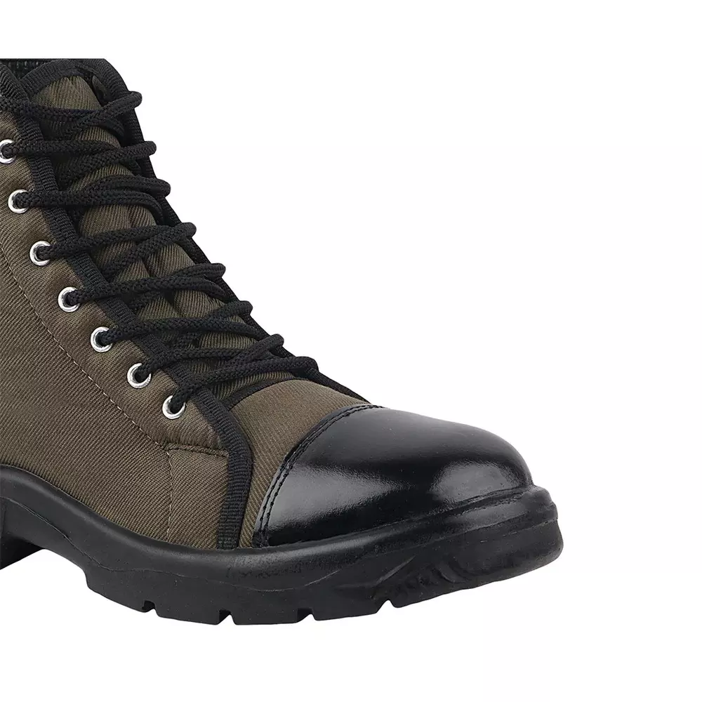 fuel-safety-shoes-pu-sole-olive-size-uk-7-jungle-boot-green