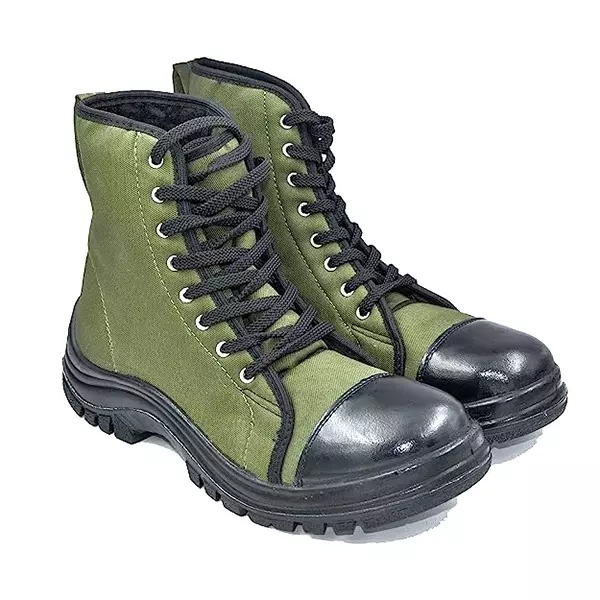 Fuel Jungle Boot Steel Toe High Ankle Safety Shoes Green Size: 10